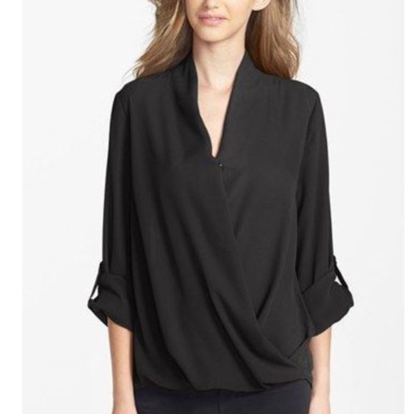 🎁 Pleione Faux Wrap Blouse - Picture 2 of 7